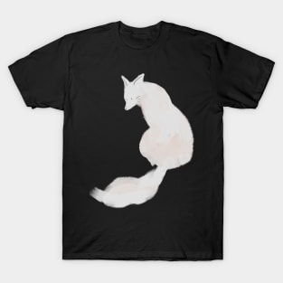 Aesthetic White Fox T-Shirt